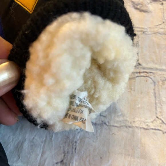 THINSULATE THERMAL INSULATION COLORFUL SHEARLING LINED GLOVES FITS S/M - Picture 3 of 5